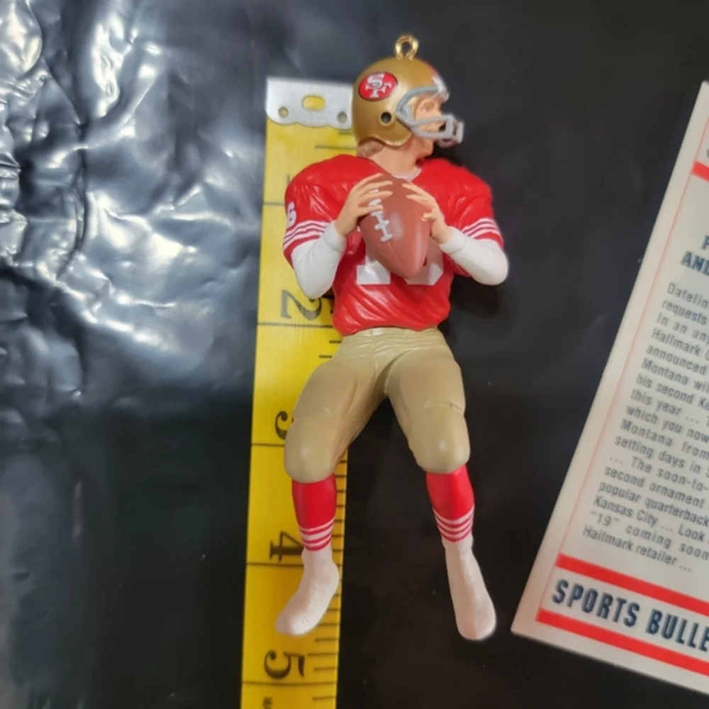 JOE MONTANA/Joe Namath Hallmark Figurine 1995 and 1997 Original‎ Boxes